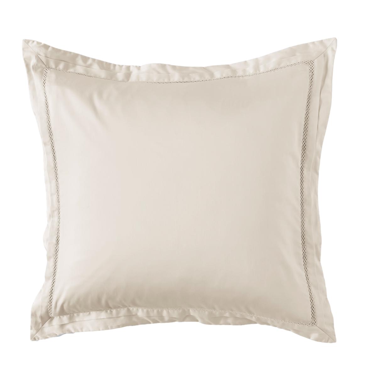 TAIE D'OREILLER DOLLY SATIN DE COTON BRODE