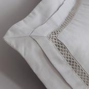 HOUSSE DE COUETTE DOLLY SATIN DE COTON BRODE