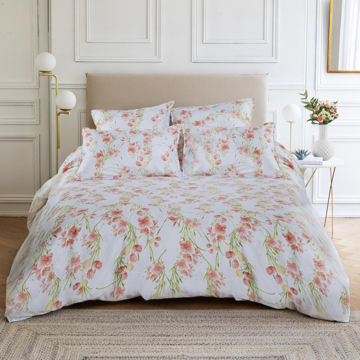 HOUSSE DE COUETTE MILA SATIN DE COTON