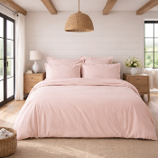 TAIE DE TRAVERSIN UNIE PERCALE DE COTON