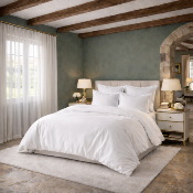 TAIE DE TRAVERSIN UNIE PERCALE DE COTON