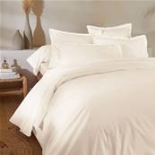 HOUSSE DE COUETTE UNIE PERCALE DE COTON