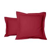 TAIE D'OREILLER UNIE PERCALE DE COTON