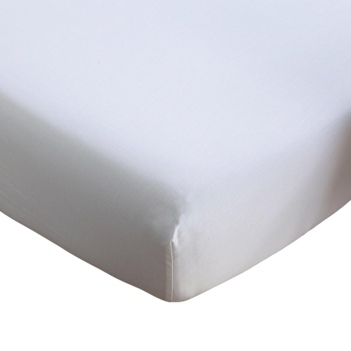 DRAP HOUSSE DOLLY SATIN DE COTON BRODE