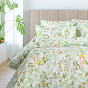 TAIE D'OREILLER CHARMILLE PERCALE DE COTON