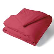 HOUSSE DE COUETTE UNIE PERCALE DE COTON