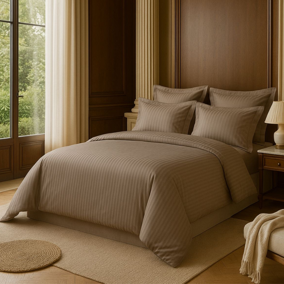 HOUSSE DE COUETTE SATIN DE COTON