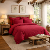 TAIE D'OREILLER UNIE PERCALE DE COTON