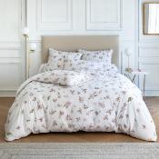 Housse de couette fleurie Flower Fall 220x240 cm en voile de coton