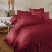 HOUSSE DE COUETTE UNIE PERCALE DE COTON