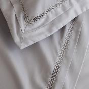 HOUSSE DE COUETTE DOLLY SATIN DE COTON BRODE